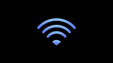 wifi无线网络蓝色渐变信号图标带通道素材视频的预览图