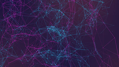 4K抽象赛博朋克科技粒子视频动态背景视频的预览图