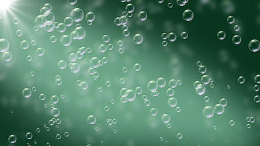 深绿色渐变气泡视频动态背景视频的预览图