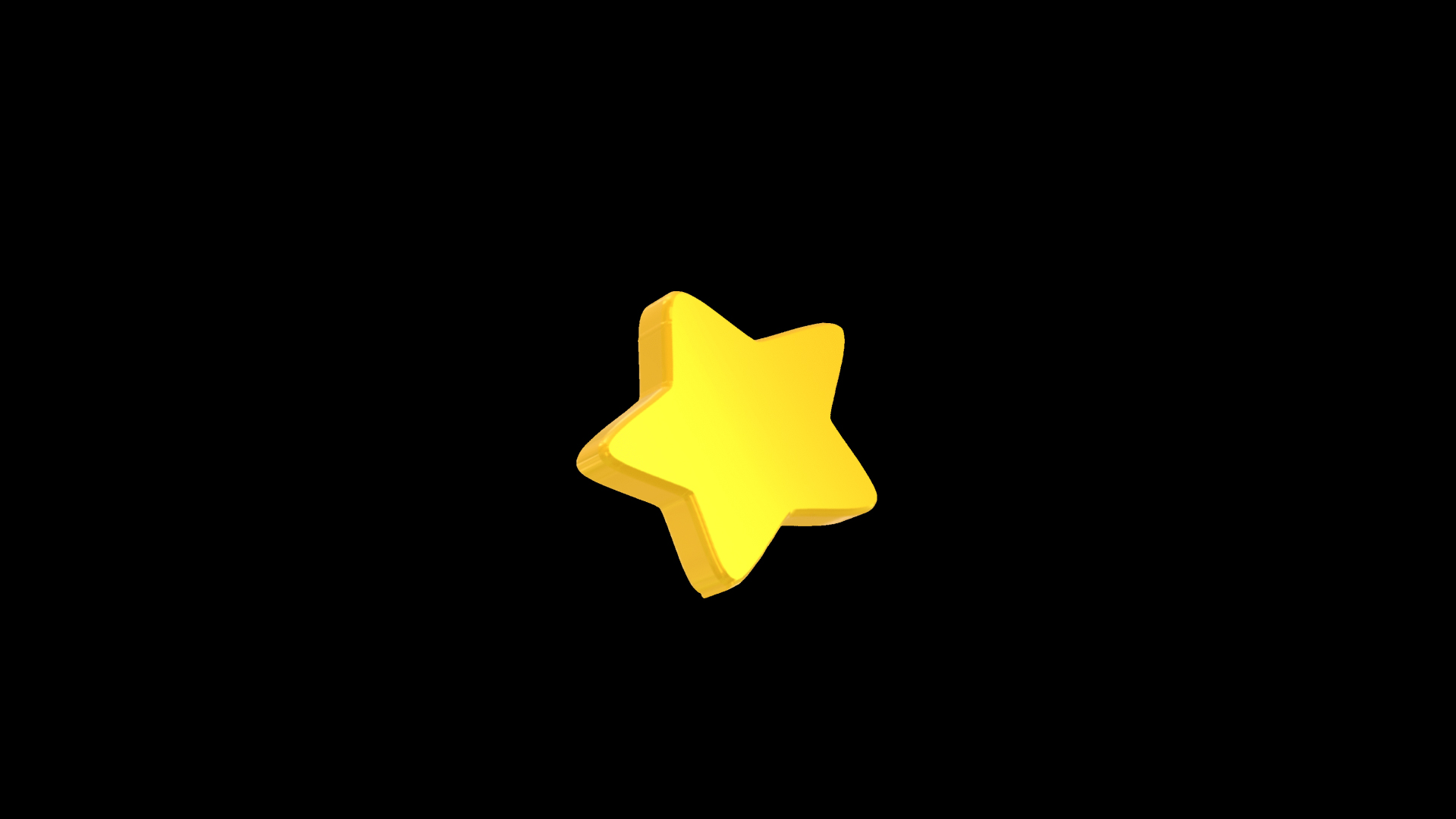 3d立体星星黄色视频的预览图