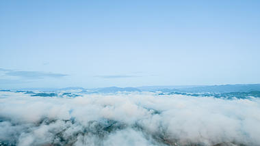 4K航拍壮观云海云层延时摄影视频的预览图