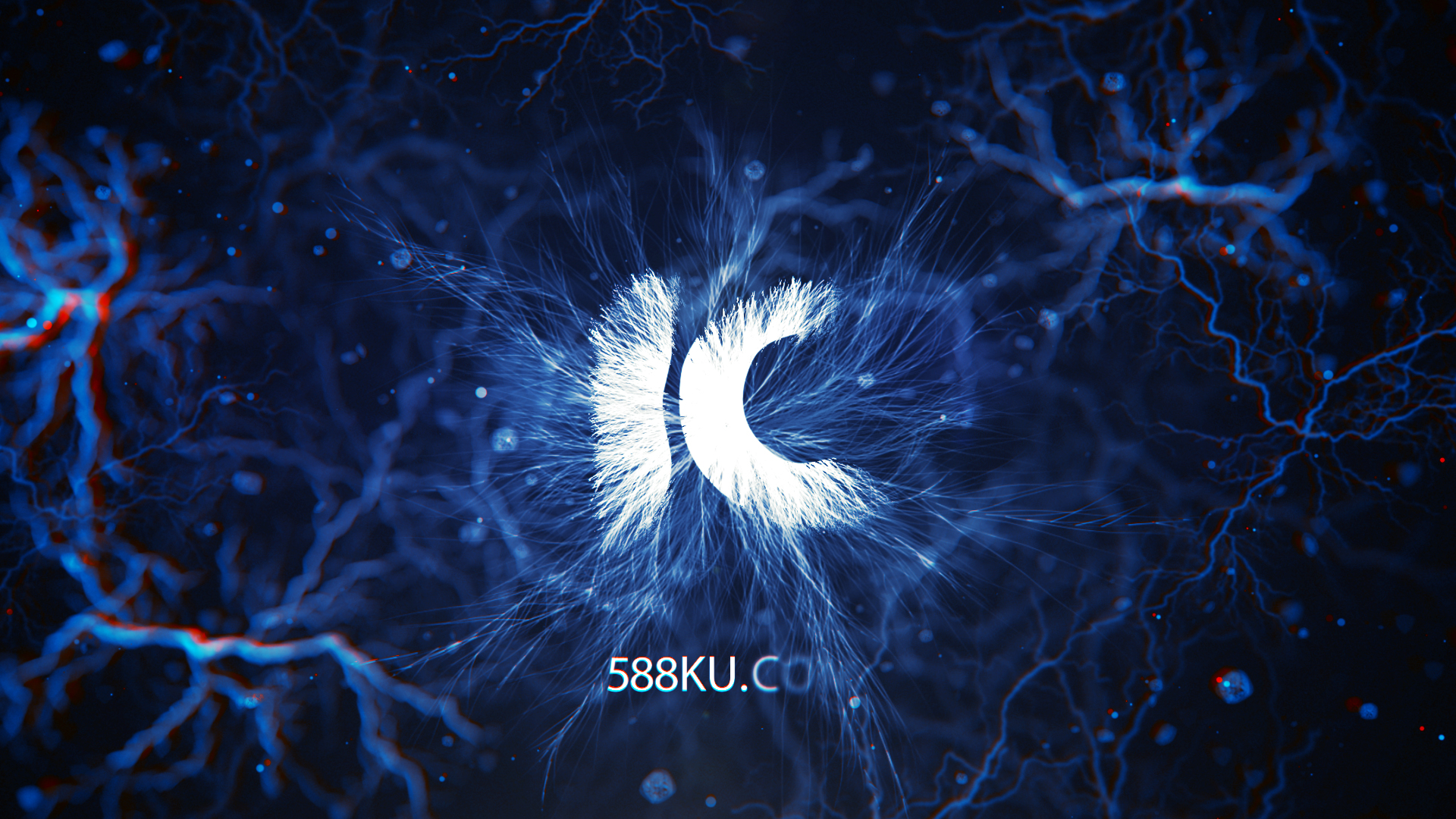创意科技神经元logo片头视频ae模板视频的预览图
