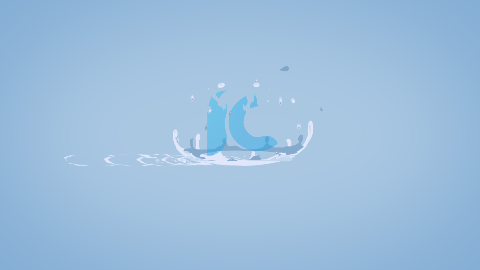 创意弹跳水花logo展示演绎片头视频ae模板视频的预览图
