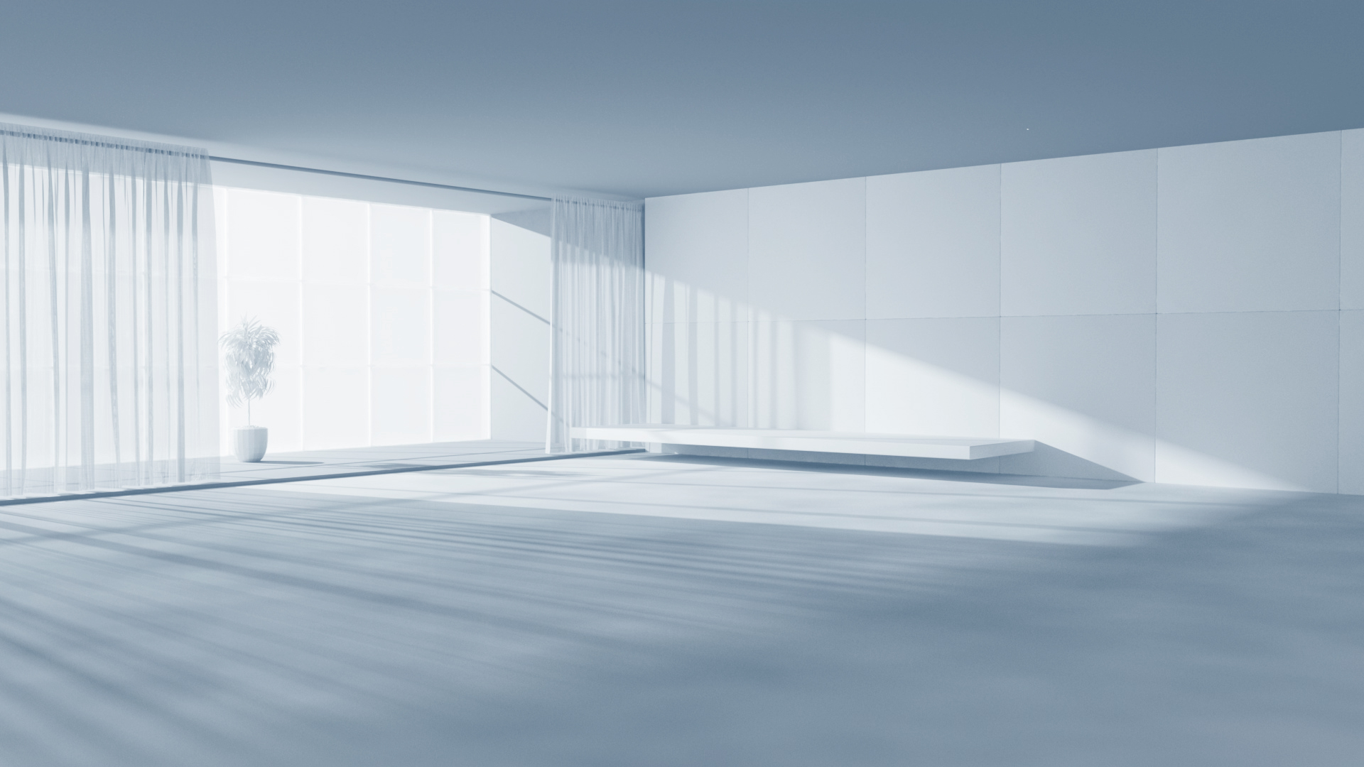 C4D建筑光影创意空间视频动态背景视频的预览图