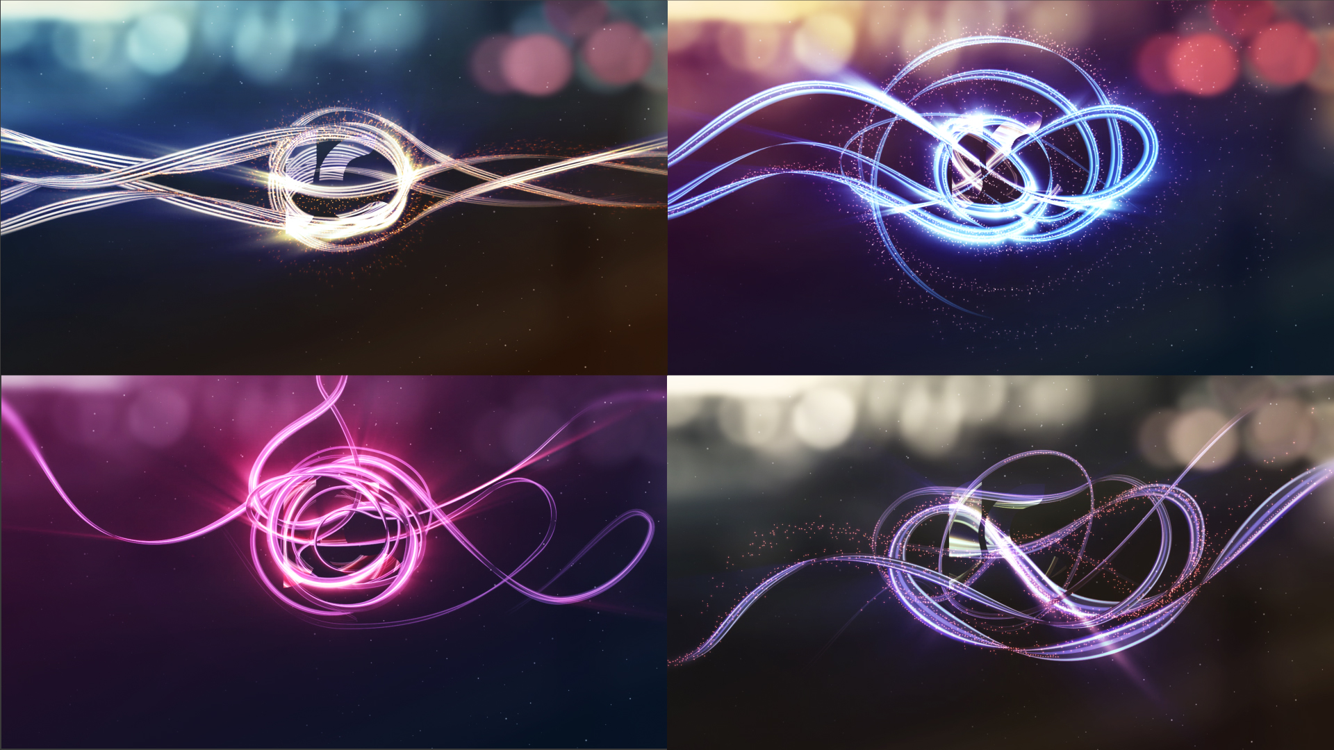 创意流体光效logo展示演绎片头视频ae模板视频的预览图