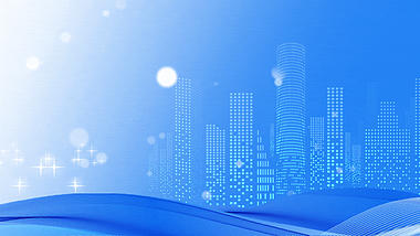 科技线条城市蓝色星光光晕大气视频背景视频的预览图