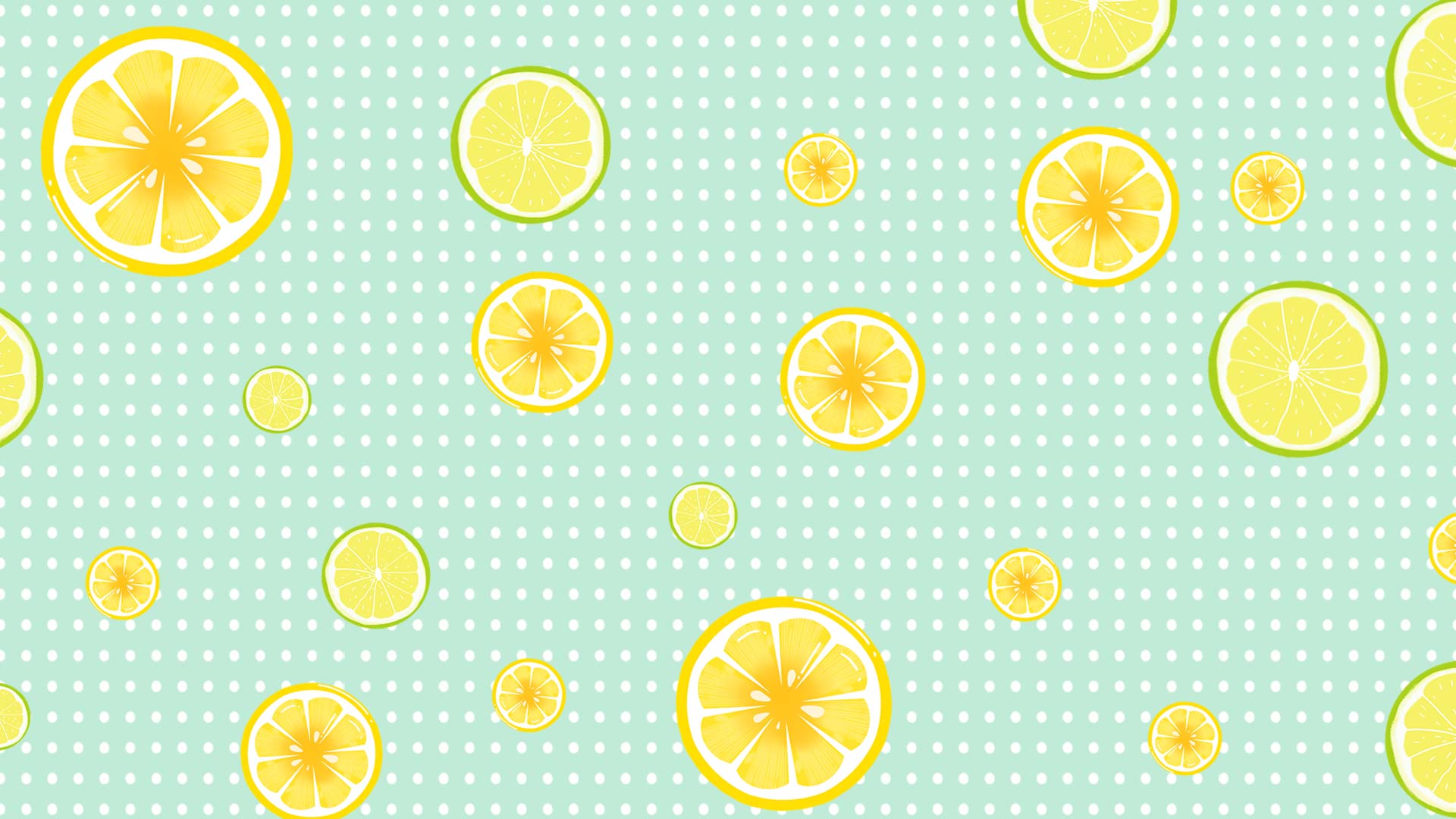 原创柠檬绿色小清新夏天动态视频背景视频的预览图