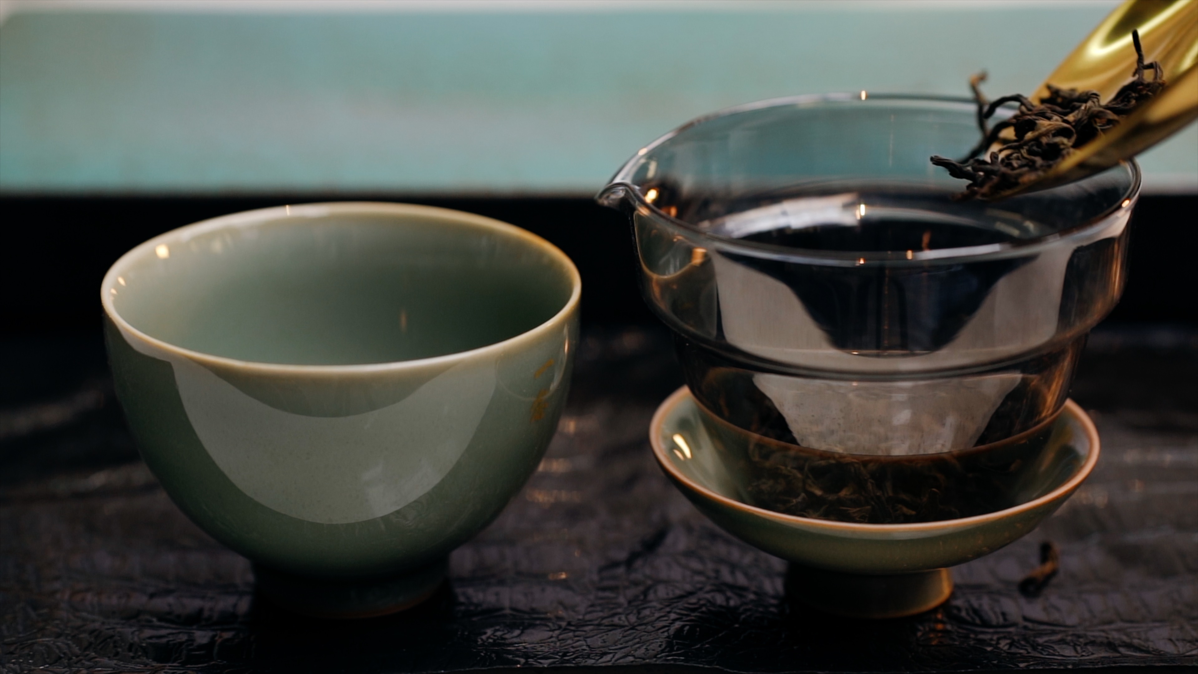 4K泡红茶沏茶茶叶广告素材视频的预览图