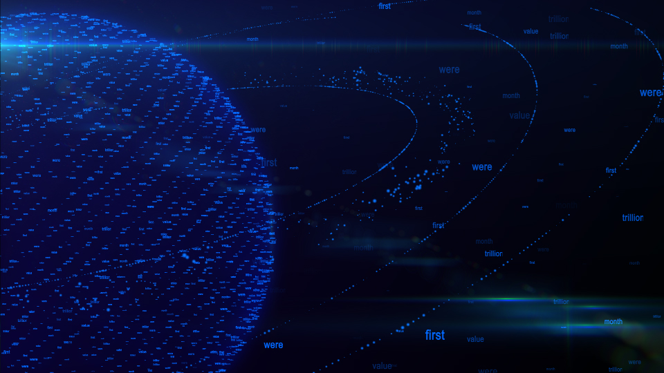 大气数据蓝色科技线条视频动态背景视频的预览图