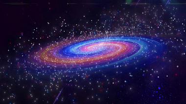 旋涡星球宇宙星空背景视频素材视频的预览图