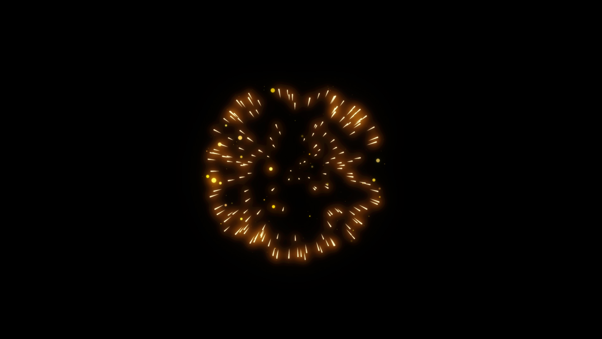 新年元旦节日喜庆烟花闪烁粒子光效视频的预览图