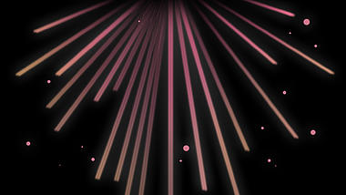 粉色射线线条线光线烟花浪漫唯美光效视频的预览图