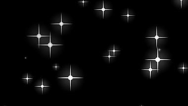 白色闪闪发光星星光闪耀光效粒子视频的预览图