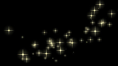 金色闪闪发光光效粒子闪烁的星星视频的预览图
