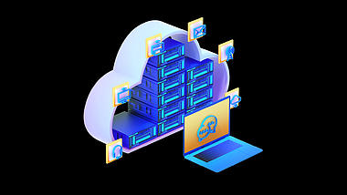 云服务互联网生活服务3D立体C4D视频的预览图