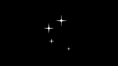 闪闪发光星星白色星光光效光视频的预览图