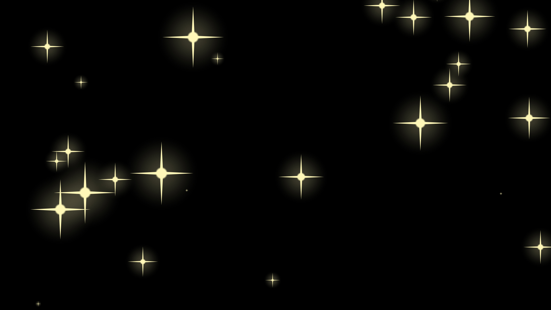 金色发光星星光效光斑粒子闪闪发光视频的预览图