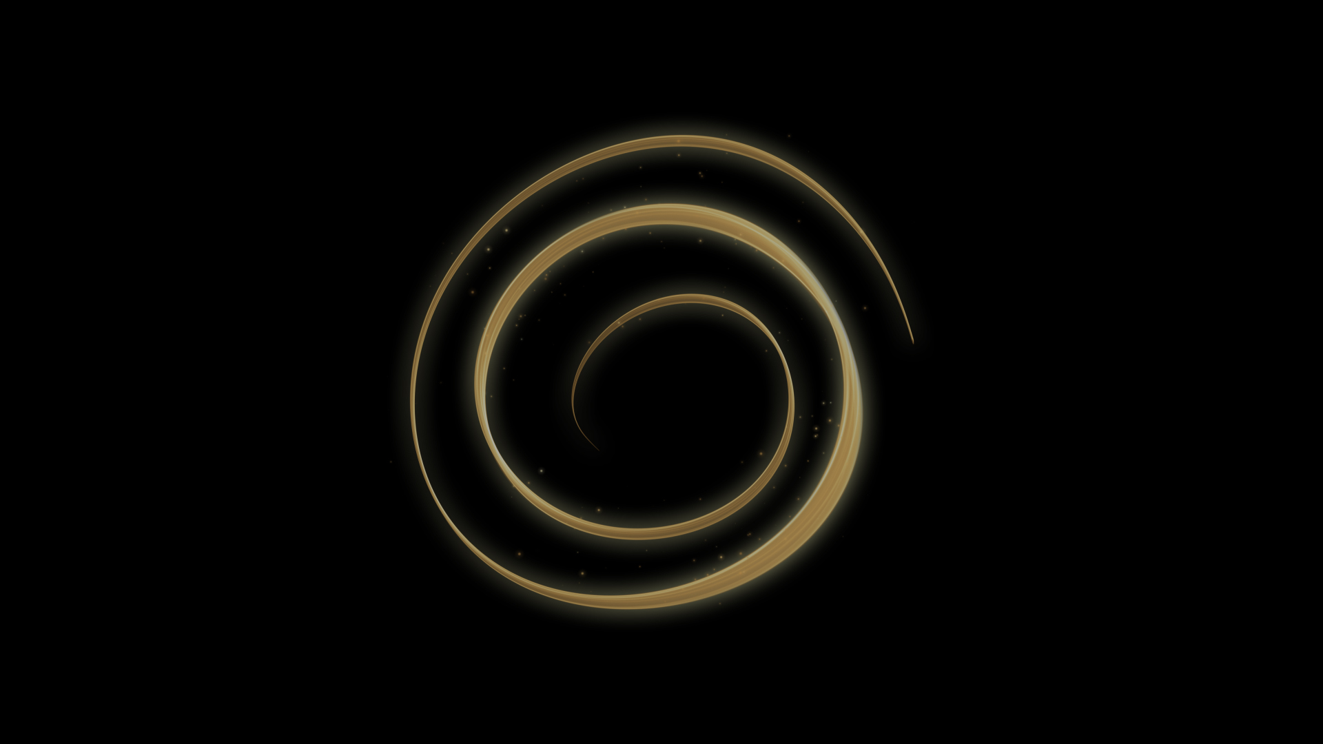 金色螺旋发散粒子光效光效光线视频的预览图