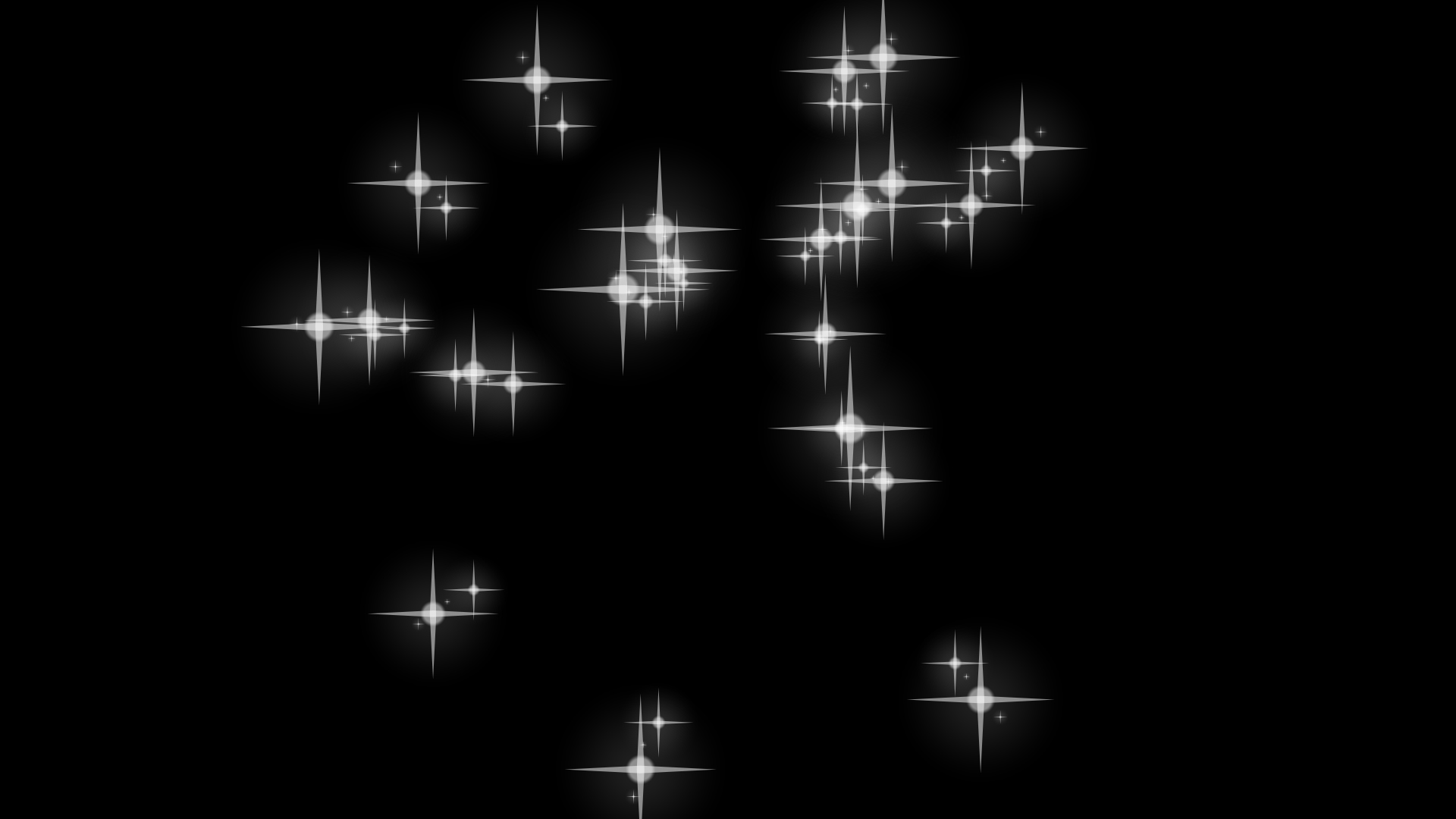 白色发散闪闪发光星星光效光星光视频的预览图