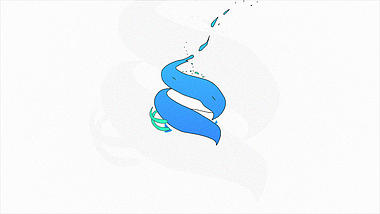 创意流体logo动画片头视频ae模板视频的预览图