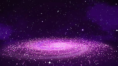 宇宙紫色星空背景视频动态背景视频的预览图