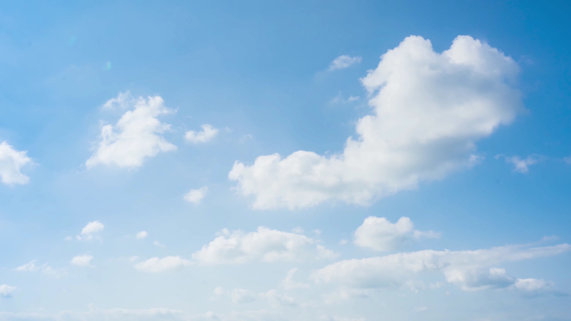 4K实拍自然风光蓝天白云延时摄影视频的预览图