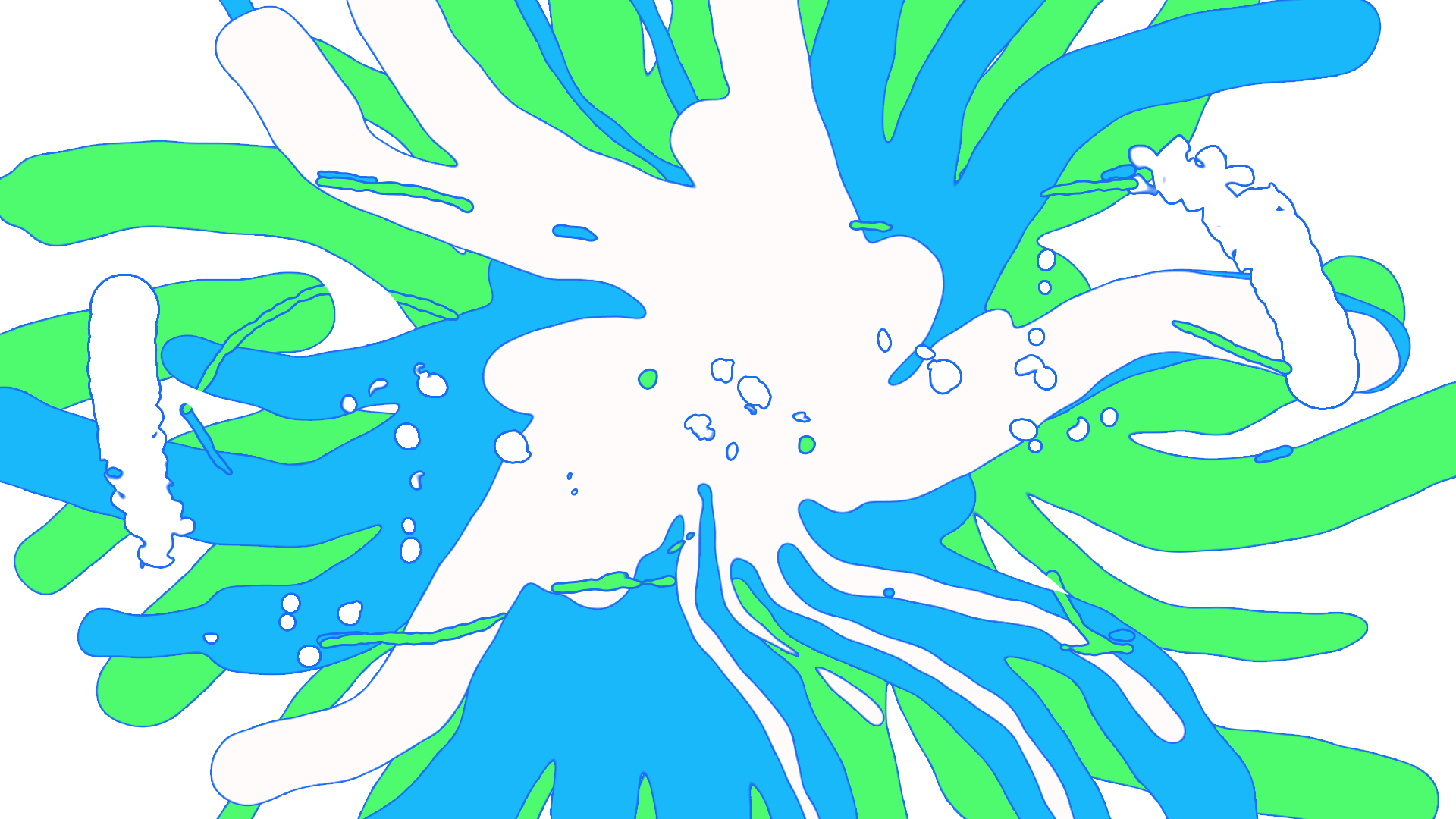 创意流体水花mg动画logo展示演绎片头视频ae模板视频的预览图