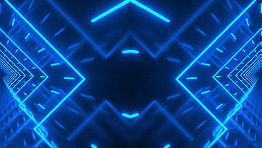 炫彩视频蓝色炫酷LED背景视频动态背景视频的预览图