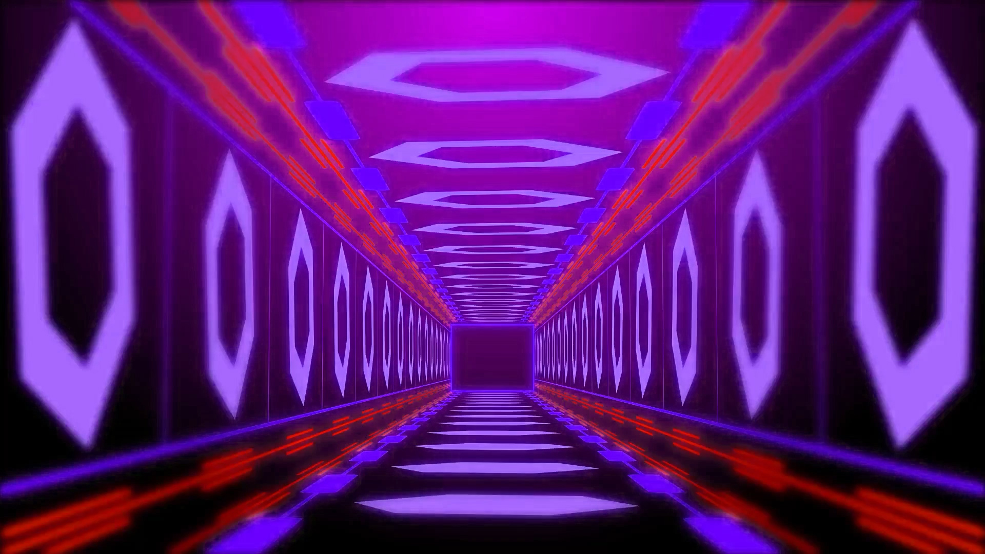 紫色穿梭炫彩LED背景视频AE模板视频的预览图