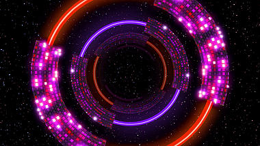 紫色炫彩LED背景视频动态背景视频的预览图