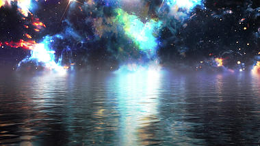 浪漫大气梦幻星海背景视频动态背景视频的预览图