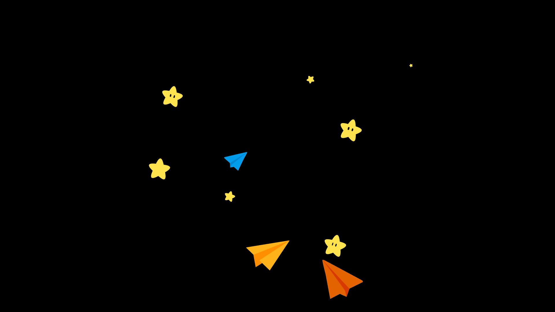 儿童节六一61星星纸飞机拟人视频的预览图
