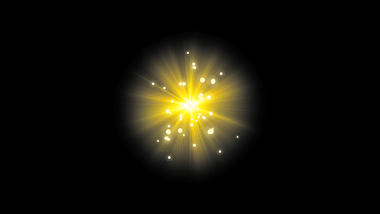 闪光发光光效亮光粒子金色视频的预览图