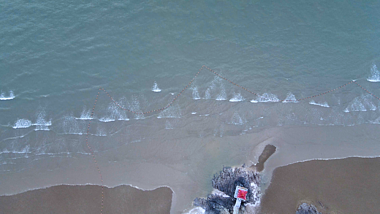 4K航拍大海海浪唯美意境微电影空镜头视频的预览图