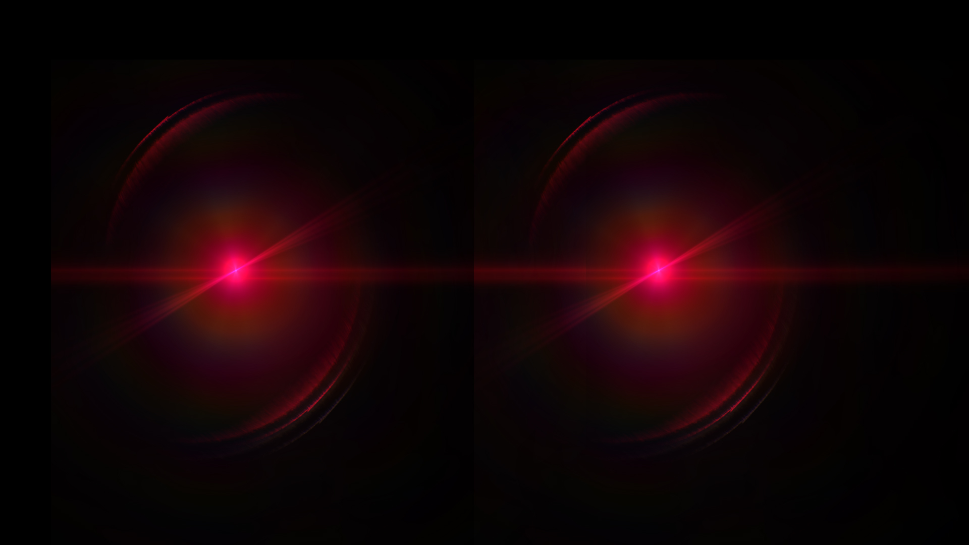 原创视频光效粒子红眼特效光晕光圈红色光线旋转闪烁光效光发光视频的预览图