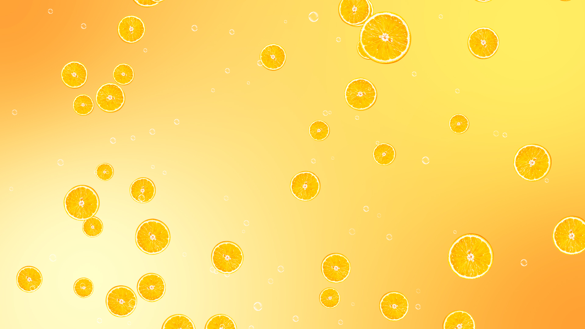 原创夏天橙汁汽水视频夏天动态背景模板视频的预览图