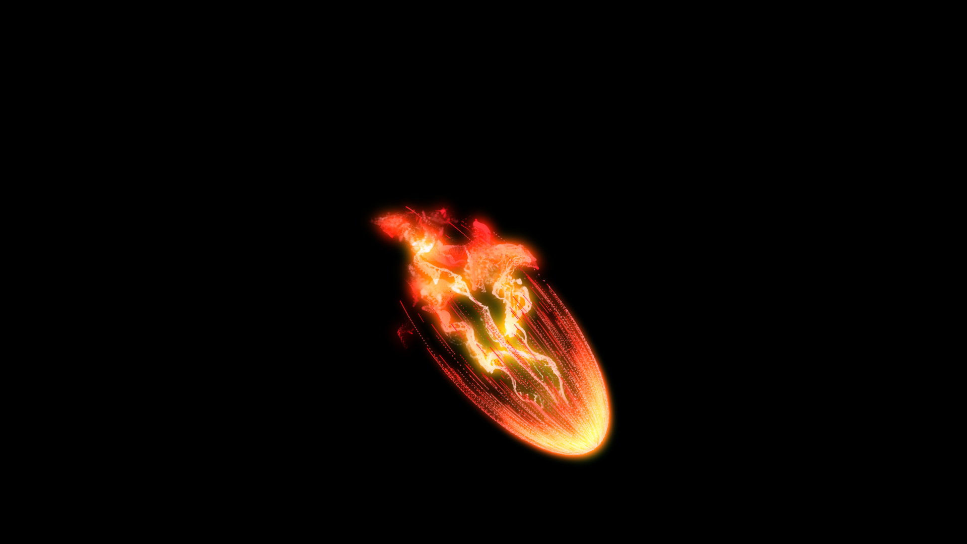 原创光效粒子特效游戏特效火焰效果燃烧金色蔓延冲击光效光视频的预览图