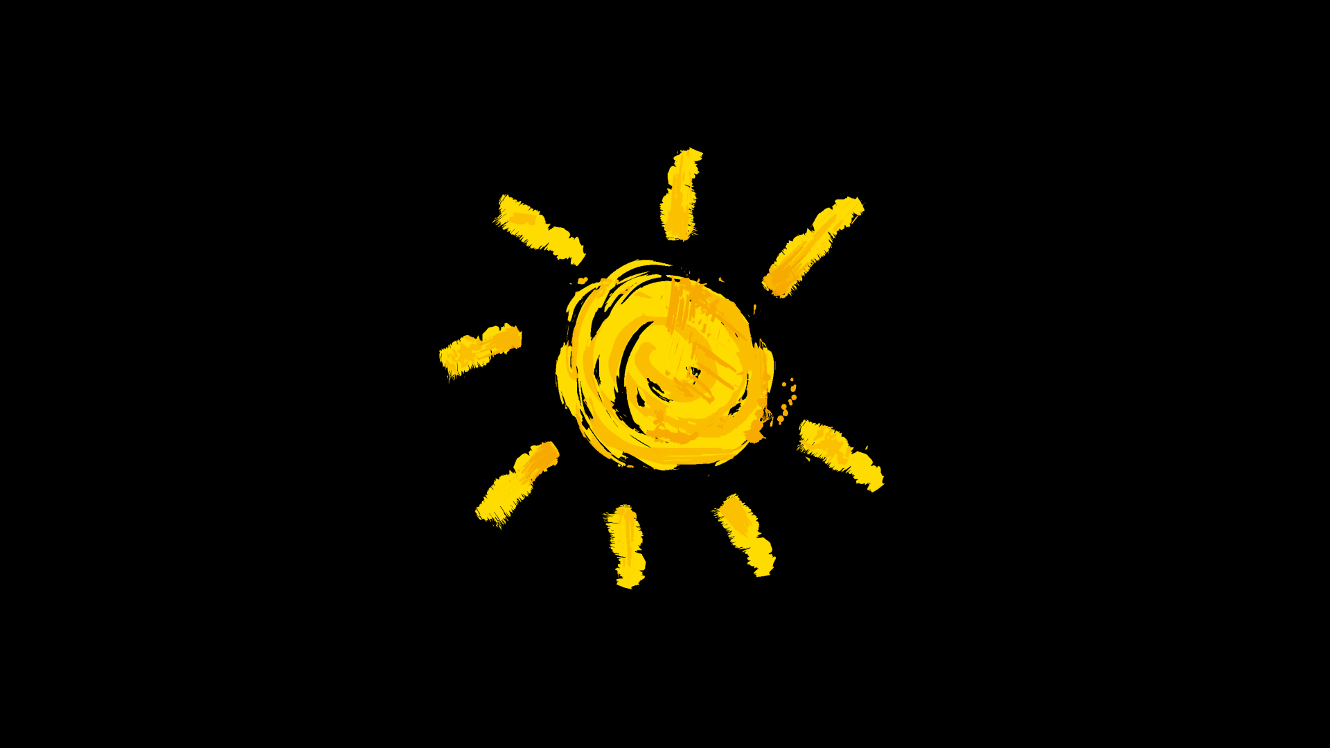 原创挂件装饰夏天金色太阳闪耀涂鸦视频的预览图