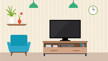 原创简约室内家具场景MG视频背景视频的预览图