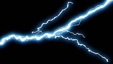 原创光效粒子二维卡通综艺能量闪电MG抖动视频的预览图
