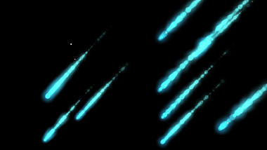 粒子效果流星流星雨光效光线光发光视频的预览图