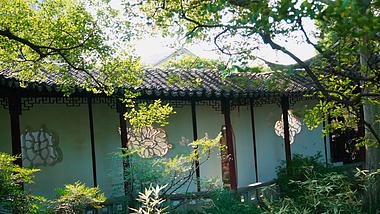 中式园林建筑苏州园林沧浪亭视频1080视频的预览图