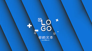 简洁图形MG动画企业LOGO展示演绎视频的预览图