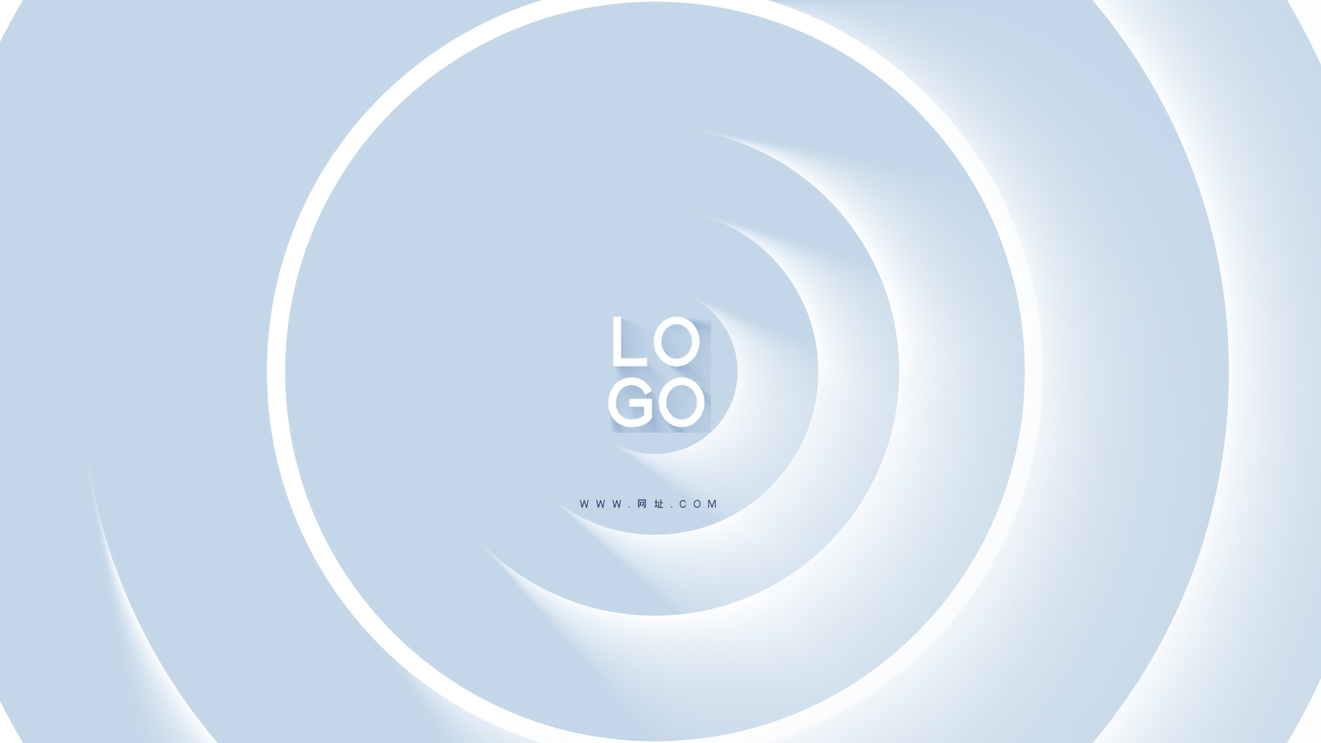 简洁流畅动画企业商务LOGO展示演绎视频的预览图