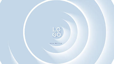 简洁流畅动画企业商务LOGO展示演绎视频的预览图