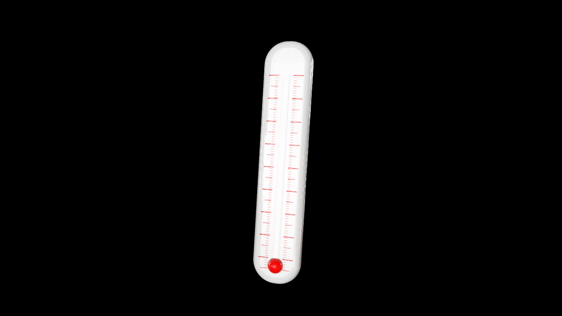 3D立体C4D温度计夏天防暑降温视频的预览图