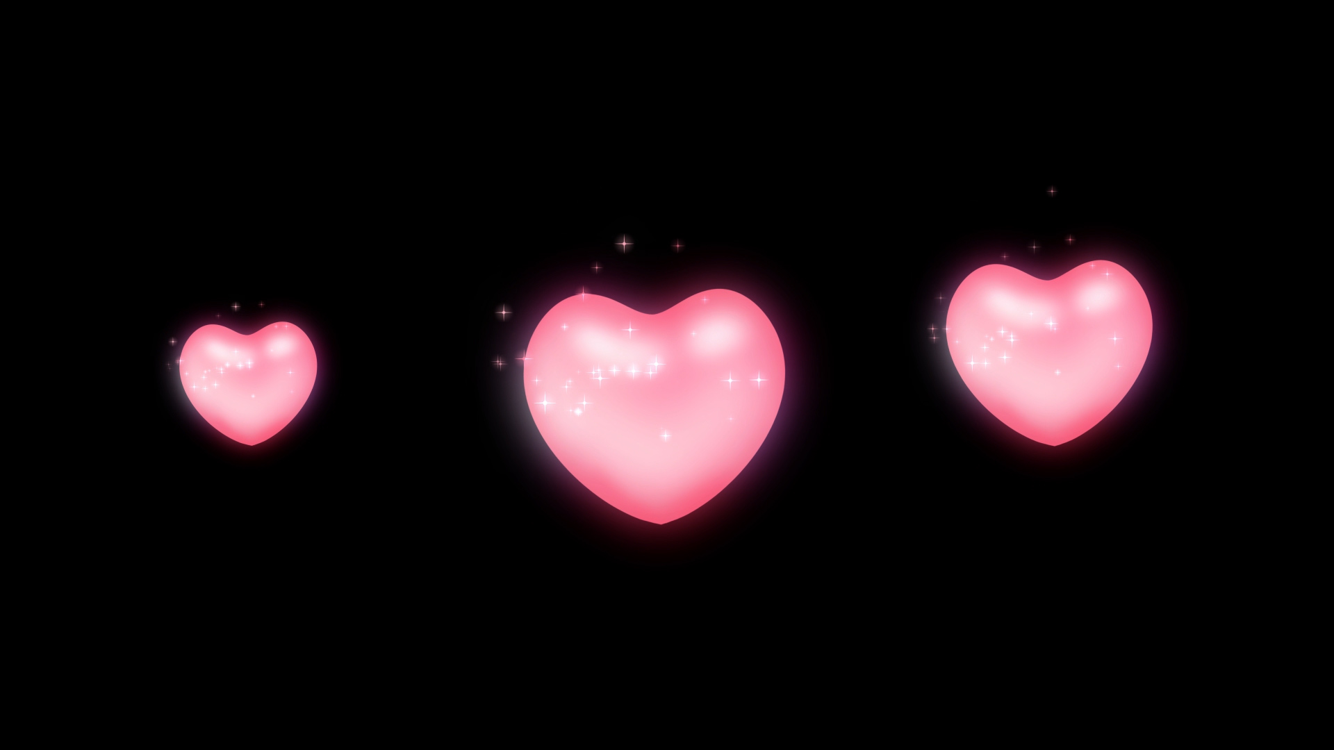 爱心粒子七夕情人节爱心爱心元素视频的预览图