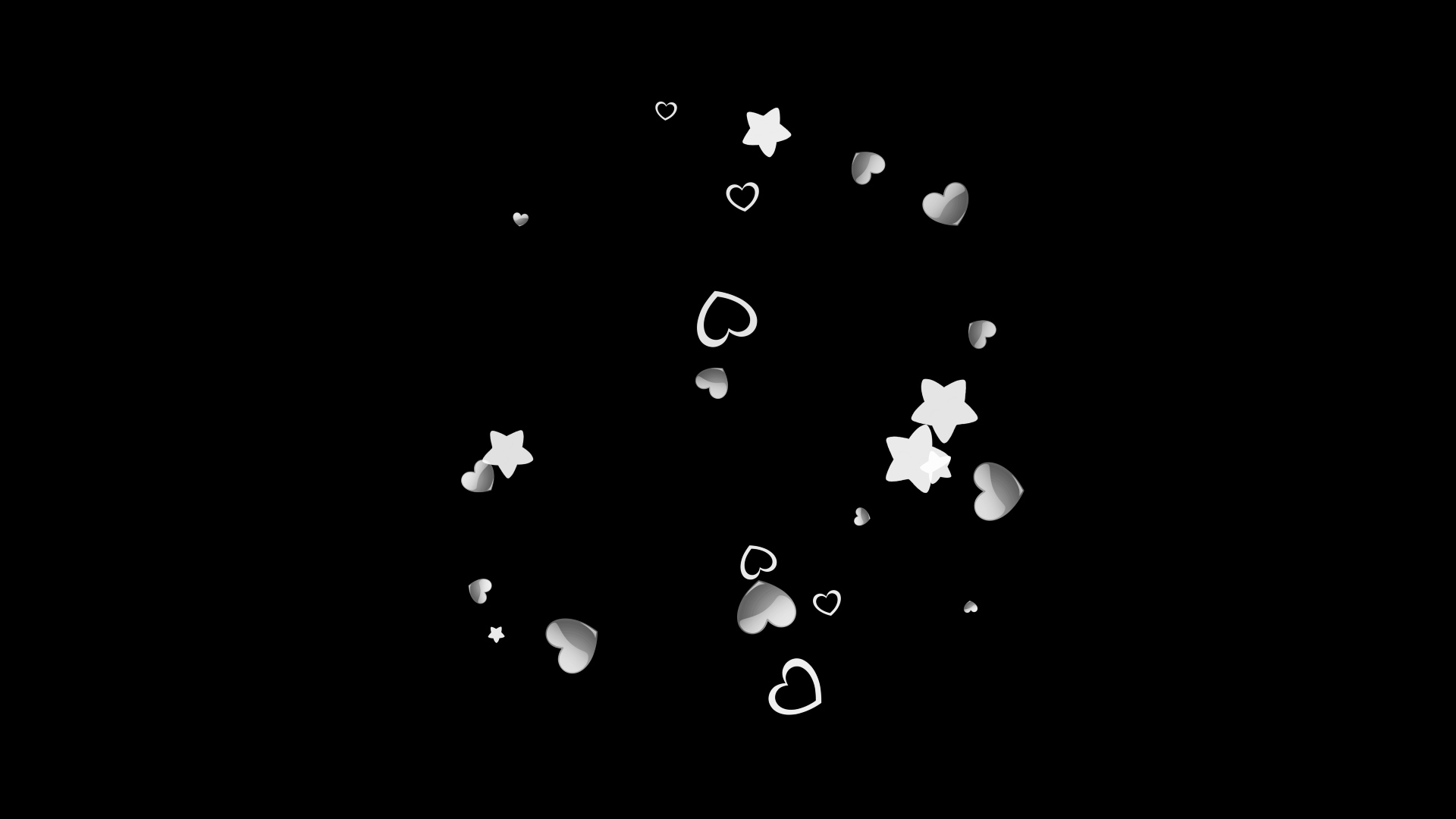 原创爱心元素七夕粒子元素爱心爆炸视频的预览图