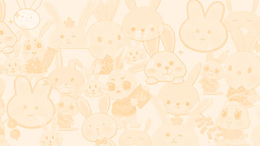可爱兔子头像底纹兔年动物视频背景视频的预览图