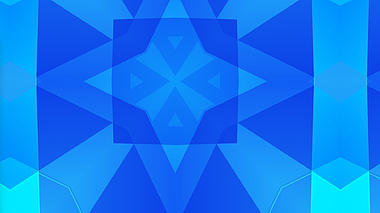 原创商务不规则三角形蓝色时尚万花筒变形背景视频ae模版视频的预览图